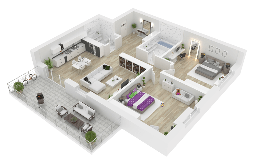▷ Planos 3D. Diseño de Casas y Decoración online, Planos 2D| VipReformas ®